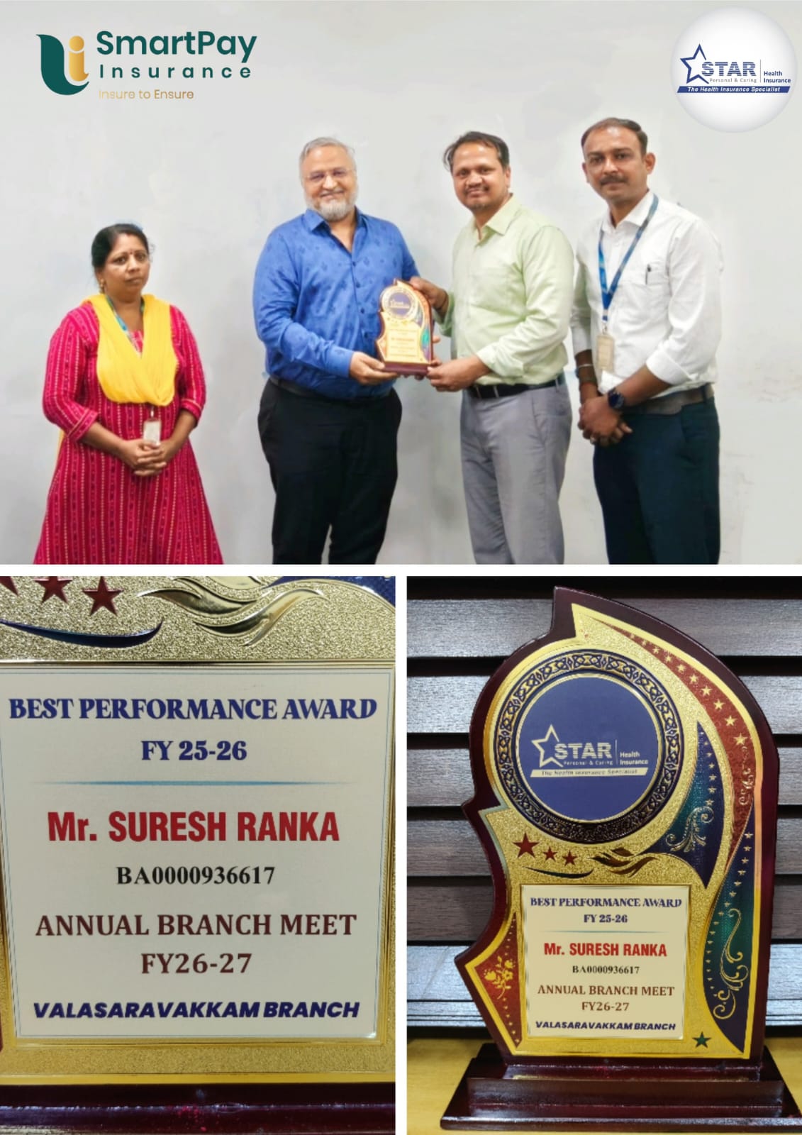 SmartPay Insurance team of insurance advisors with 34 years of experience